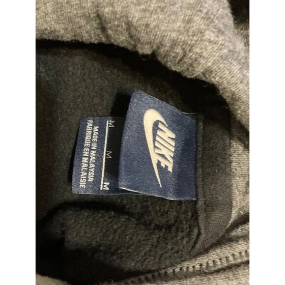 Nike Hoodie boys M Gray Black Sweatshirt Sweater - Picture 4 of 9